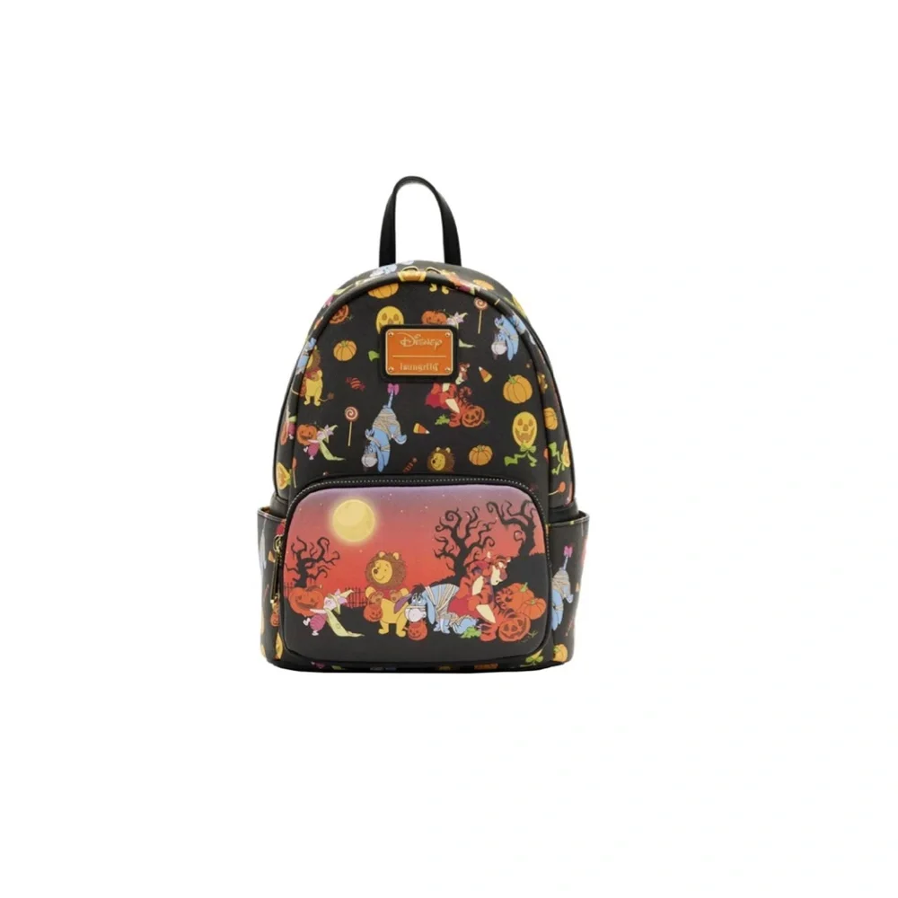 Loungefly Winnie‎ the Pooh Halloween Group Glow Mini Backpack